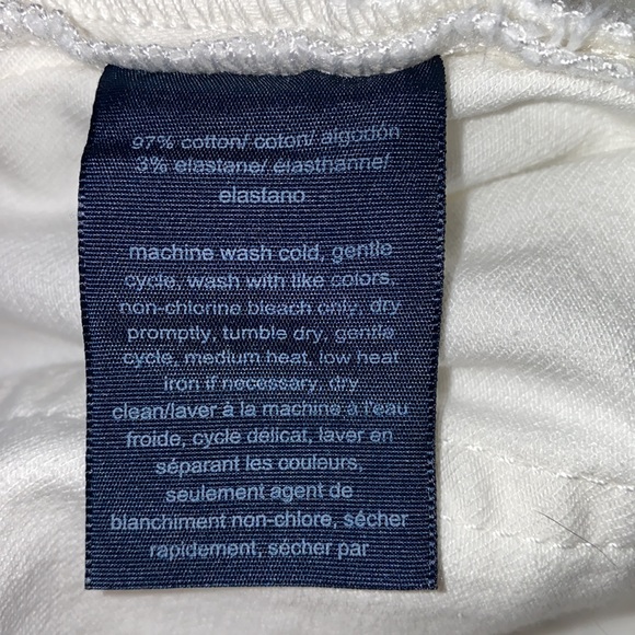 Tommy Hilfiger White Jean Shorts 12 - Picture 10 of 11